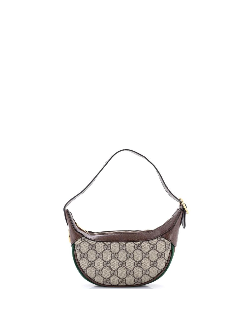 Gucci Ophidia Half Moon Bag Gg Coated #270614G13B